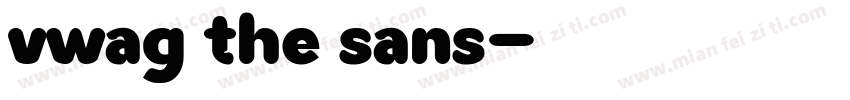 vwag the sans字体转换